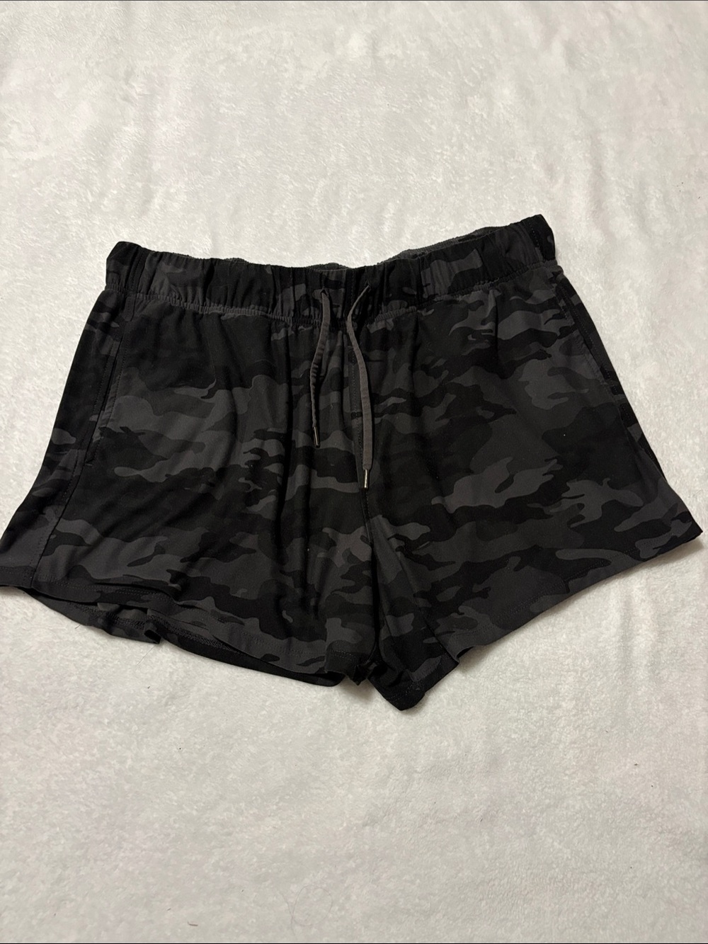 Athletic Works Black Camo Athletic Shorts